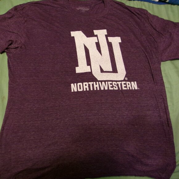 Reserve Collection Blue 84 Northwestern University Retro Throwback Mens 2X Shirt - Picture 1 of 11